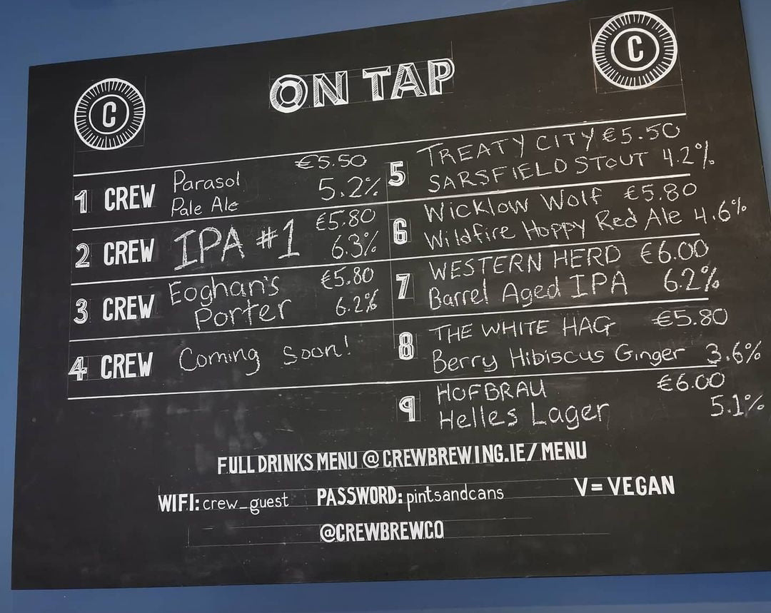 What's on tap? Week 14/11/21