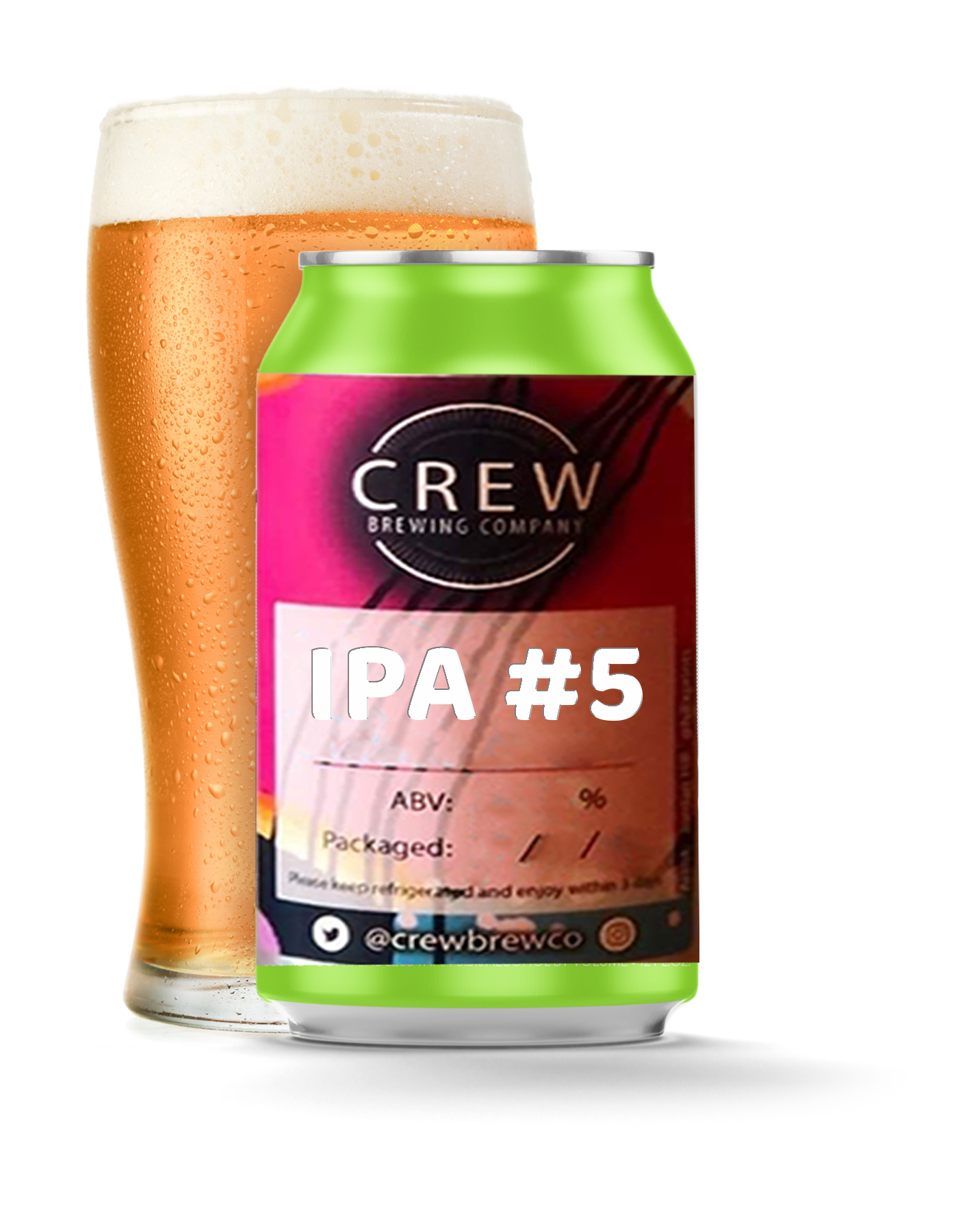 Crew Brewing Pint Can image of IPA number 5