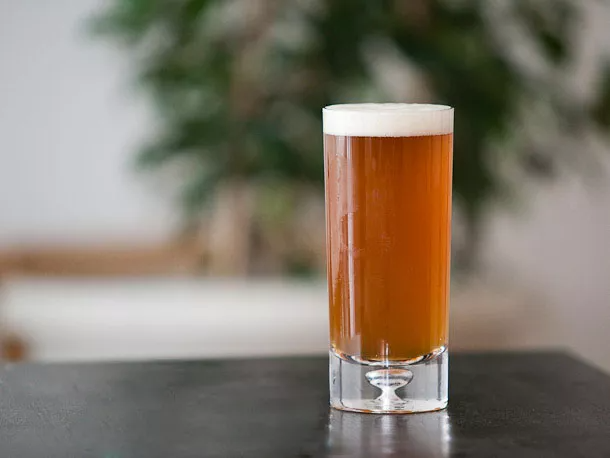 crew brewing ipa number 4 in glass